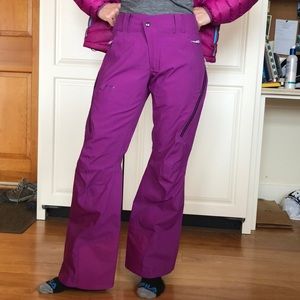 New! Patagonia gore tex purple snow ski pants xs